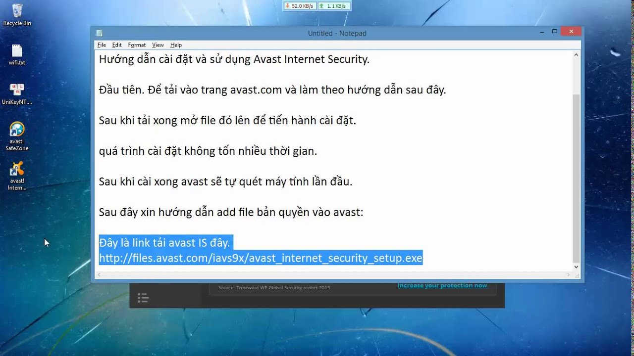 Hướng dẫn cài đặt và sử dụng avast - YouTube