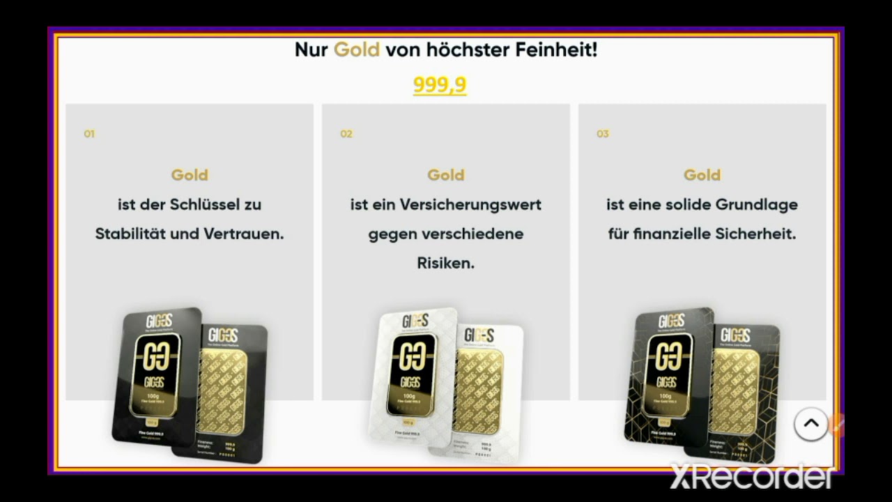 Gig Os Und Global Success Management Deutsche Prasentation Gold Aktien Youtube