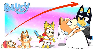 Bluey All The Mums Growing Up Compilation | GO WOW