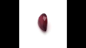 Vivid Red Pear Shape Ruby 4.62 carats!