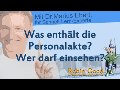 Video: Kann ich meine Personalakte einsehen?