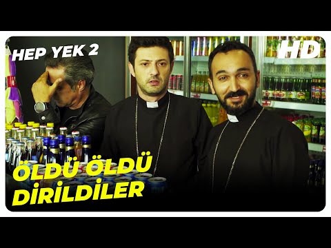 Muhteşem İkili Benzinlikte Ecel Terleri Döktü - Hep Yek 2 Türk Filmi