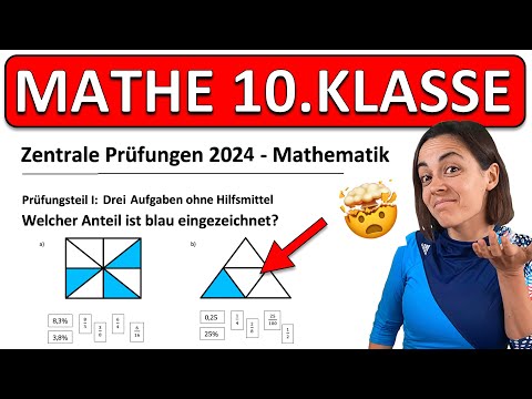 🚀🚀🚀 Diese 3 AUFGABEN kamen in DEUTSCHLAND in der 10er-PRÜFUNG für Haupt-/Realschule und Gymnasium