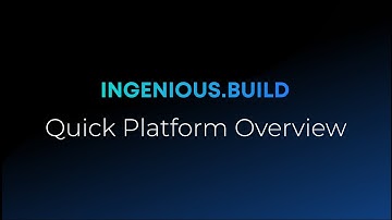 INGENIOUS.BUILD Platform Overview | Construction Project Management Software