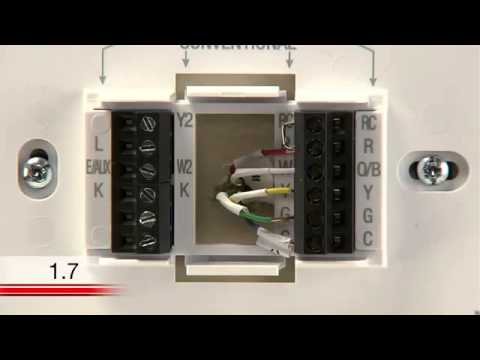 Honeywell DIY Wi Fi Thermostat Wiring and Installation US and Canada