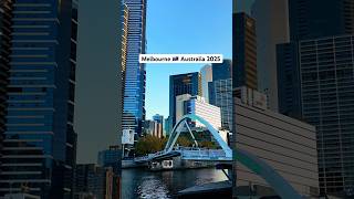 Melbourne Australia 2025, Evan Walker Bridge #walkthrough #beautifulcity #cityview