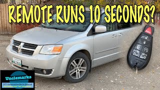 Why Does My Remote Start Not Keep Running? Dodge Caravan & Others. Vw Rountan Town & Country?