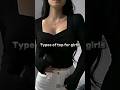 Types of top for girls/top with their name🎀#shorts#shortsviral#viralshorts