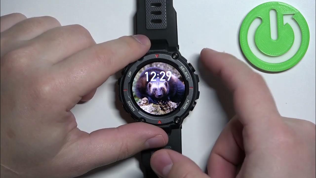 how-to-lock-touch-screen-on-amazfit-t-rex-pro-youtube