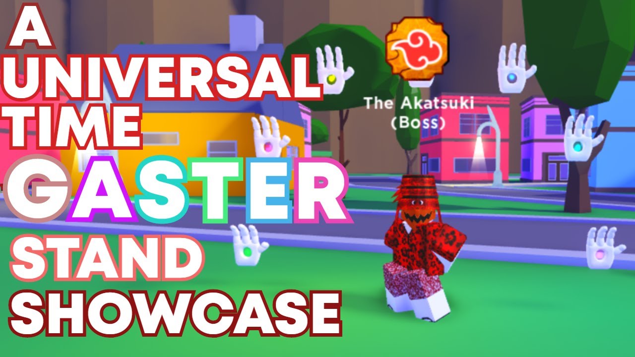 Unreleased Gaster Stand Showcase A Universal Time Youtube - gaster scripts roblox