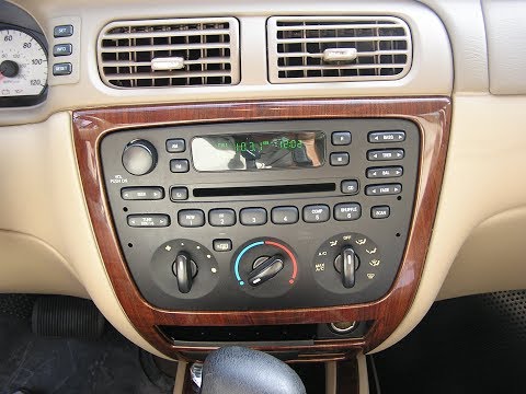 Ford Taurus Car Stereo Removal