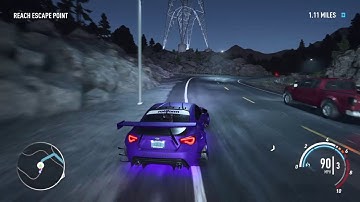 Running from the cops and collecting bait crate -  NEED FOR SPEED PAYBACK