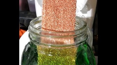 Dropping Copper from used Acid Peroxide - E-Scrap