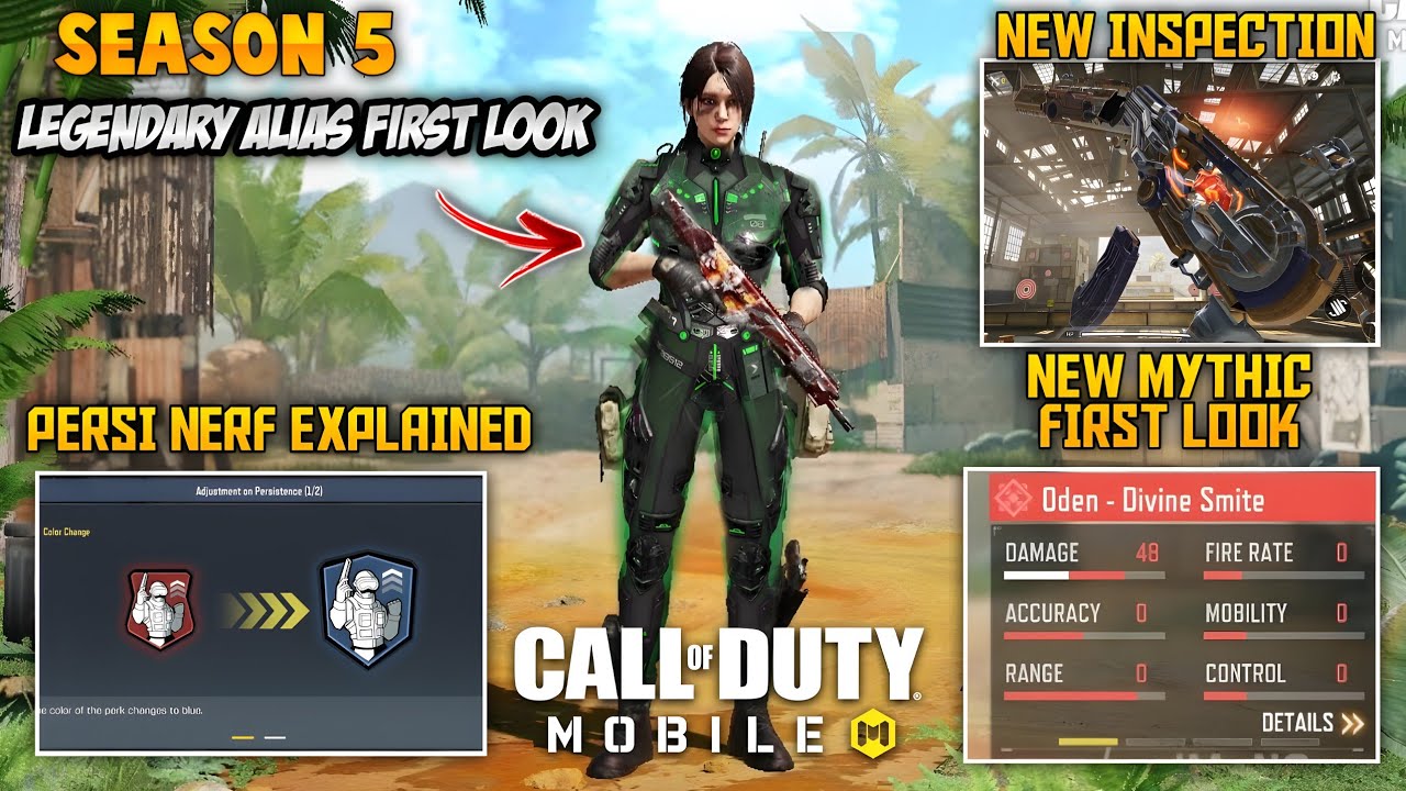 COD Mobile Season 5 Leaks: All the Legendary and Mythic Skins That