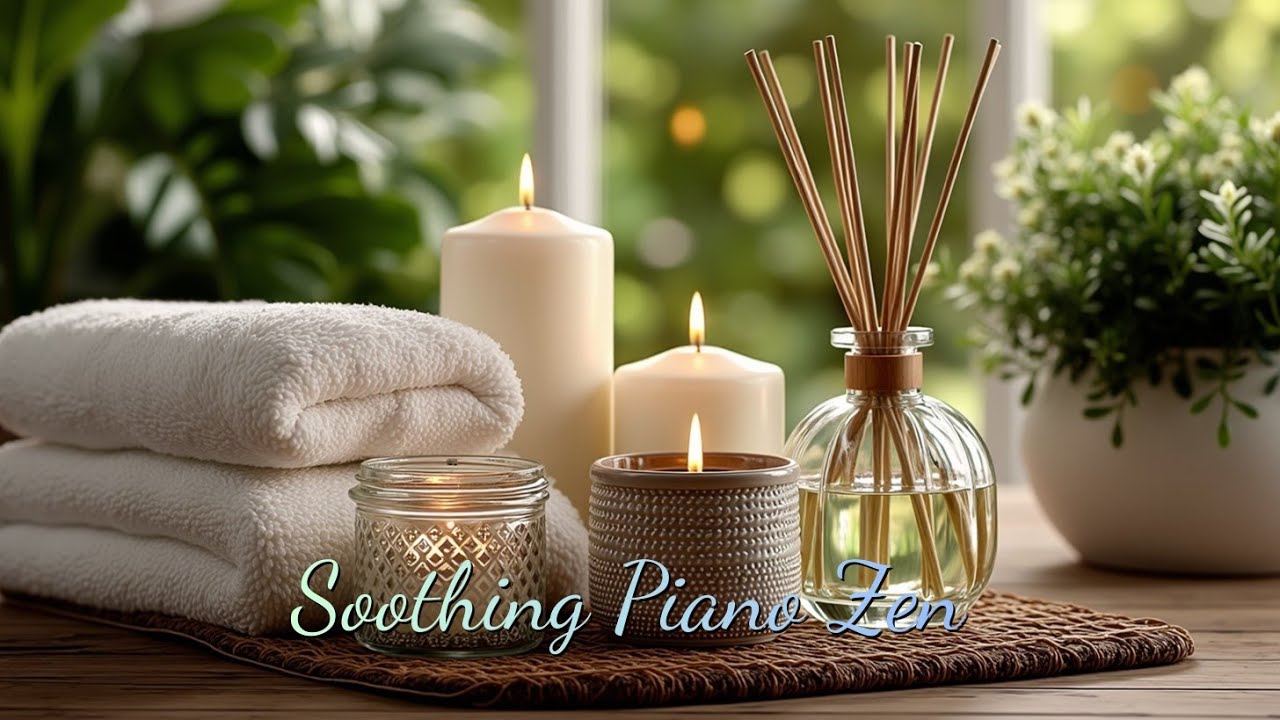Спокойная фортепианная дзен-музыка ~ Расслабляющие мелодии для глубокого сна и спа-медитации ✨