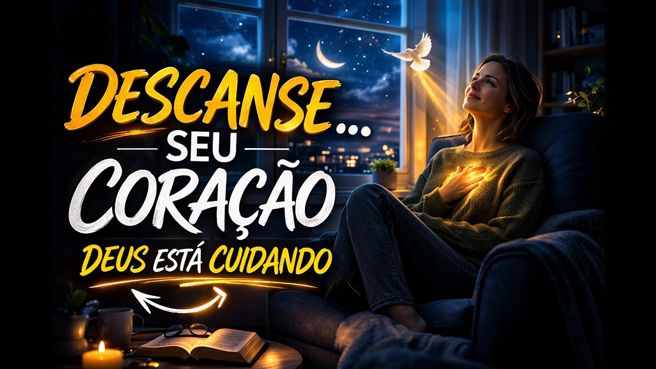 DESCANSE SEU CORAÇÃO 🙏 Deus Está Cuidando de Tudo | Gospel Que Acalma a Alma