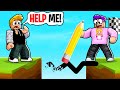 We played the funniest drawing games ever doodle obby roblox doodle transform  more