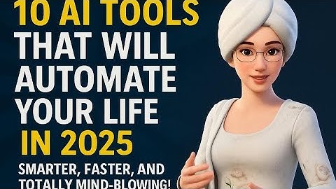 🔥 10 AI Tools Everyone Will Use in 2025 — Smarter, Faster & Totally Game-Changing!