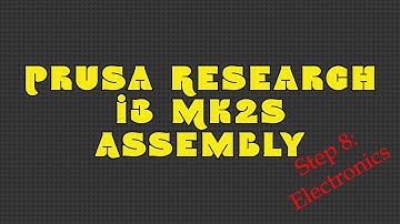 Assembly: Prusa i3 Mk2s Step 8 - Electronics