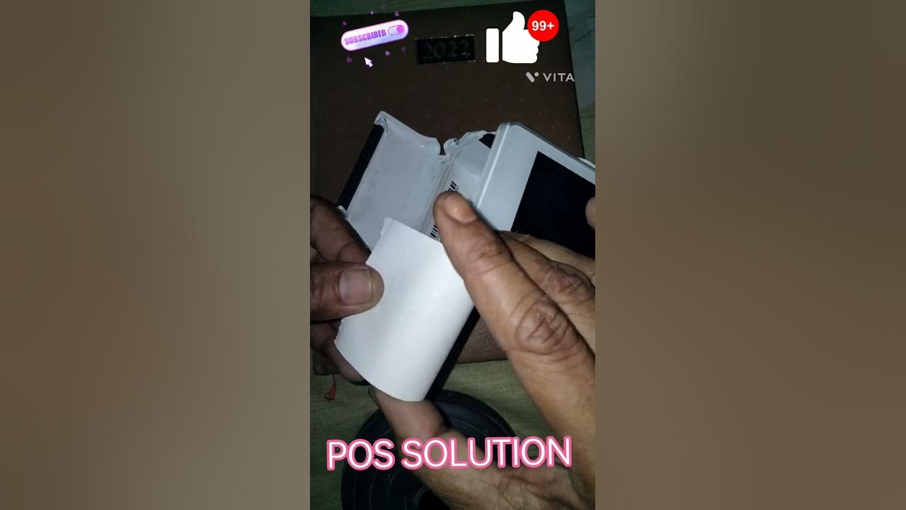 PINELABS SWIPE MACHINE CHANGE PAPER ROLL.. YouTube