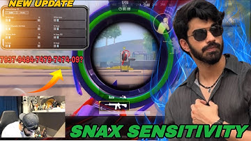 100% ZERO RECOIL SENSITIVITY! | SNAX GAMING SECRET SENSITIVITY SETTINGS REVEALED 🔥 | BGMI 3.9 UPDATE