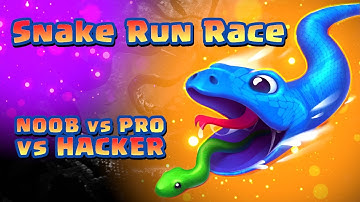 Snake Run Race: 3D Running Game 🐍 NOOB vs PRO vs HACKER