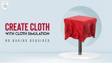 Create Cloth in Blender without using Physics Simulation || Deepak Graphics
