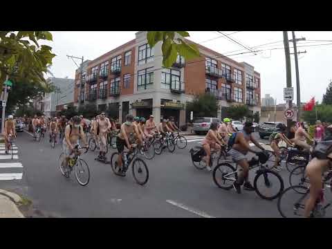 2021 Philly Naked Bike Ride PNBR - 2nd Street, Philadelphia - WNBR