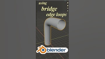how to use bridge Edge Loops in blender ✅💯 #3d  #blendertips #blendertutorial