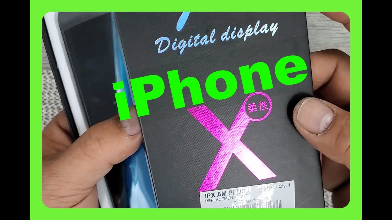 Como Abrir IPhone X CaMbia DISPLAY Pantalla Tactil YouTube