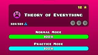 Я прошёл Theory of Everything в Geometry Dash (даже не прошёл Jumper)