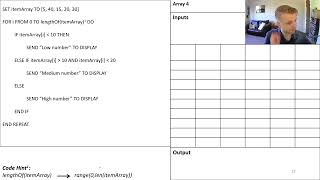 Celebrity Python TRACS Pages 33-35 arrays and counters Profile