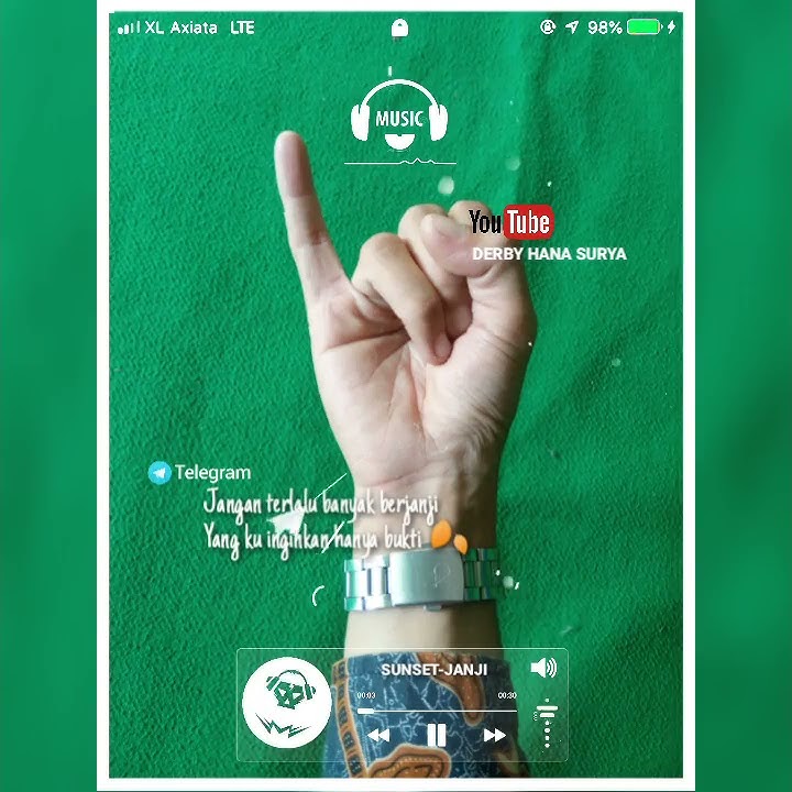 Gak usah banyak bicara kalau gak ada hasilnya | SUNSET - JANJI