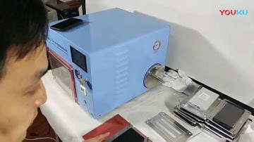 S7 edge screen bubble removing by TBK508 Vacuum Laminating machine