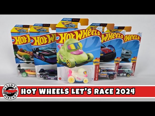 Hot Wheels Let's Race 2024 - The Complete Set Including Duck