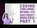 Coding Challenge #44.1: AFINN-111 Sentiment Analysis - Part 1