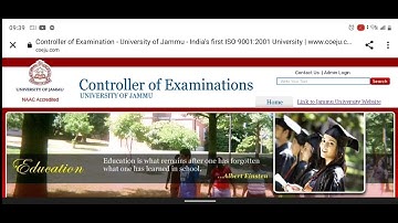 JU 3rd & 5th Sem. || 5th Sem. (CBCS & NON-CBCS) Front Page || Relaxation for Online Exam || #jammu