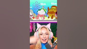 I found out how big SPONGEBOB characters actually are #shorts