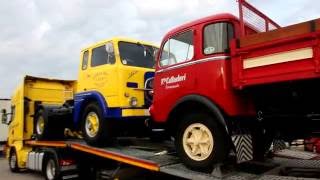 Inizia l'avventura con i camion storici italiani verso il grande raduno camion e bus Leoben Austria