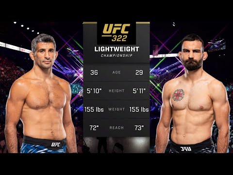 Beneil Dariush Vs Benoit Saint Denis Full Fight UFC 322 Fight Of The Night