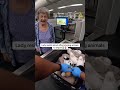 Woman brings bunnies to the airport 😳 #police #bodycam #cops #tsa #shorts