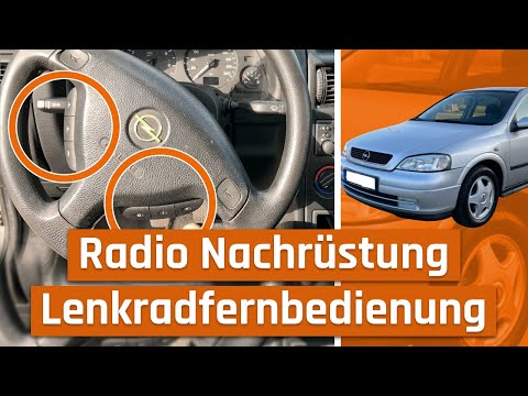 Opel Astra G Autoradio Nachrüstung Lenkradfernbedienung 1998-2005 Bluetooth, MP3 - alles geht