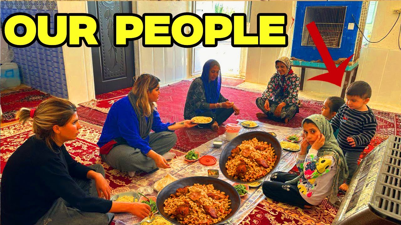 Nomadic Family Gathering in a Remote Iranian Village :A Warm Nomadic Family Gathering