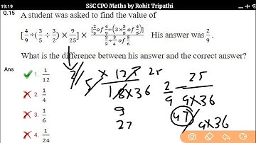 SSC CPO EXAM 2019 (11th December, 1st Shift) Solved Maths Paper | Part-2 | Rohit Tripathi