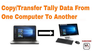 How to Copy/Transfer Tally Data From One Computer To Another