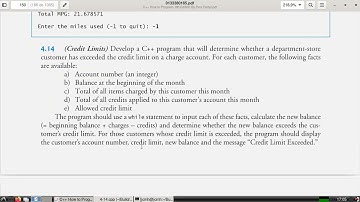 C++ How to Program, 9/E (Deitel & Deitel) - exercise 4.14