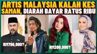9 Artis Malaysia Kalah Kes Saman Di Mahkamah, Ada Yang Bayar Hampir RM1 Juta (Amelia, Ben Amir)