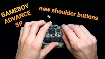 Gameboy Advance SP shoulder buttons