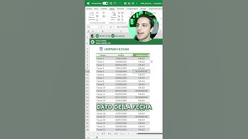 Limpia y corrige tus fechas en Excel | #Shorts