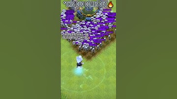 This duo proved the statement wrong🔥....!!! #shorts #youtubeshorts #clashofclans #memes #shortvideo